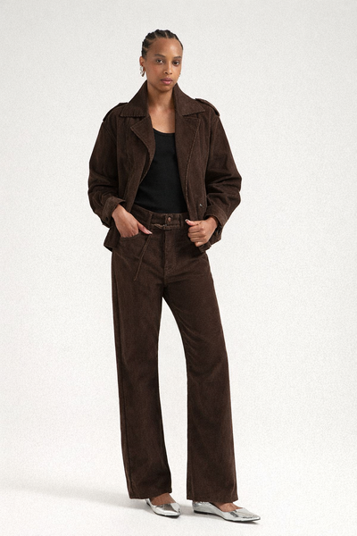 FotoCalça Loose Corduroy
