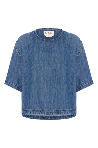 Foto T-Shirt Oversized Jeans Médio
