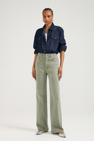 FotoCalça Long Marine Green Denim