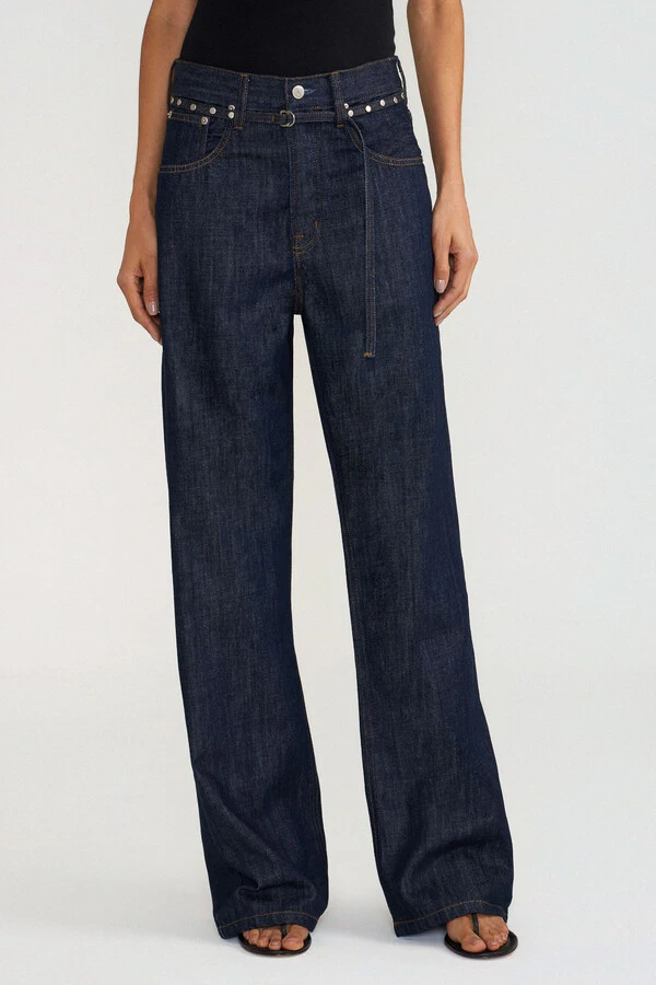 Calça Loose Raw Denim