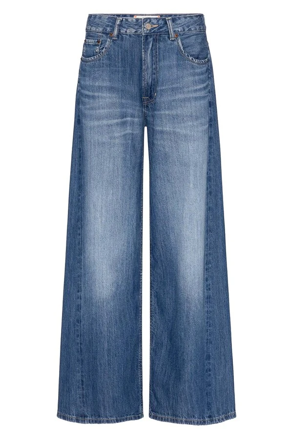 Calça Wide Parker Jeans Medio