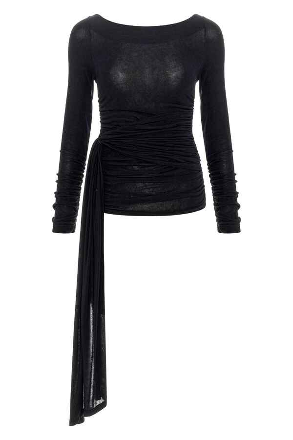 Blusa Faixa Anne Preta