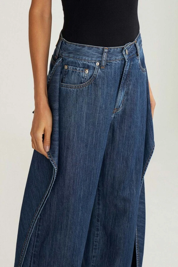 Calça Wave Dark Wash Jeans