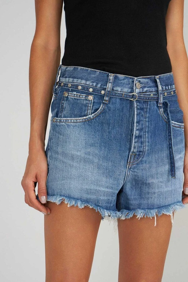 Short Loose Jeans Escuro