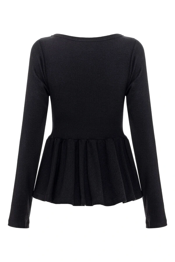 Blusa Peplum Catarina Preta
