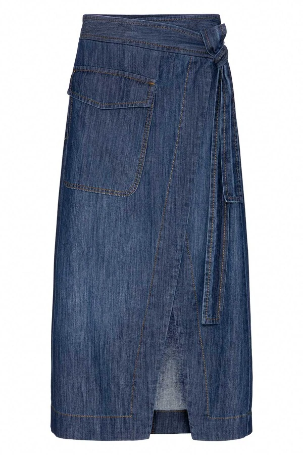 Saia Pareo Jeans