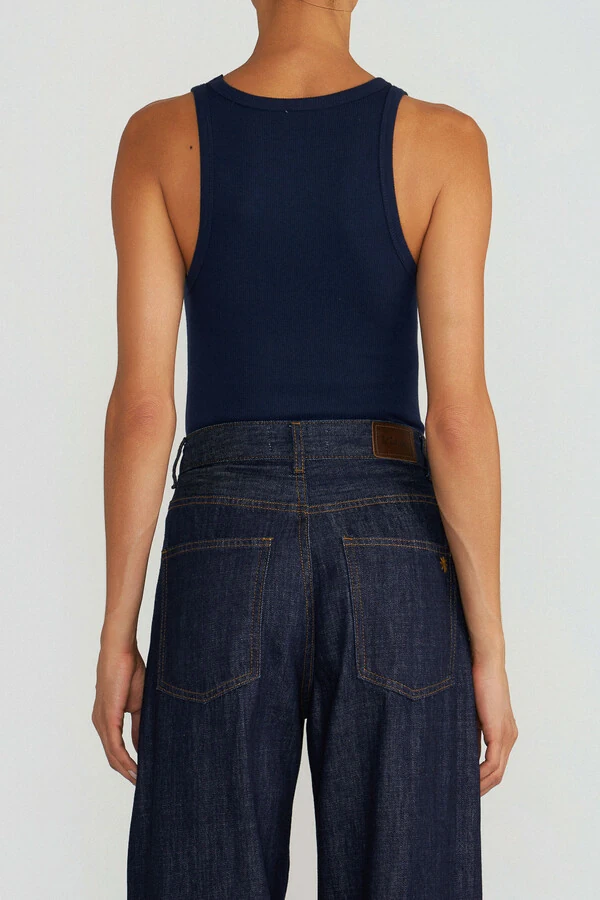 Regata Canelada Marinho