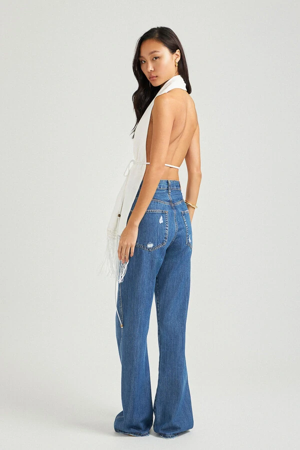 Calça 70'S Jeans Escuro