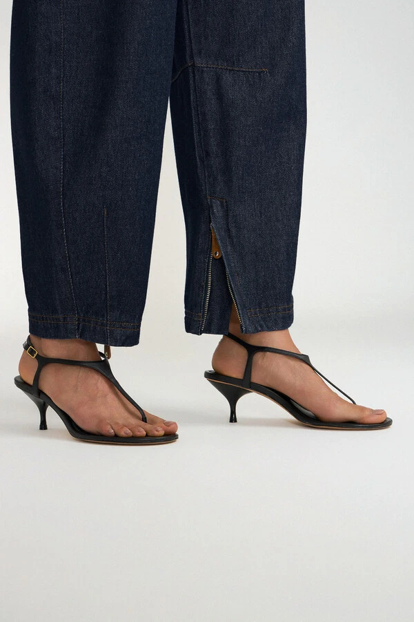 Calça Curve Overlap Raw Denim