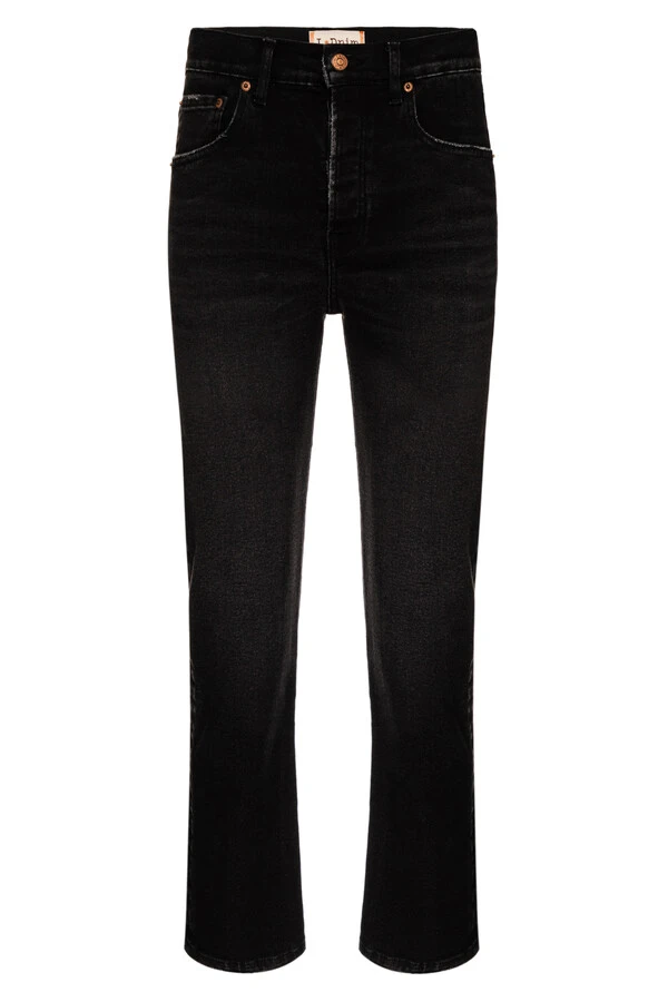 Calça Cropped Zip Black Jeans