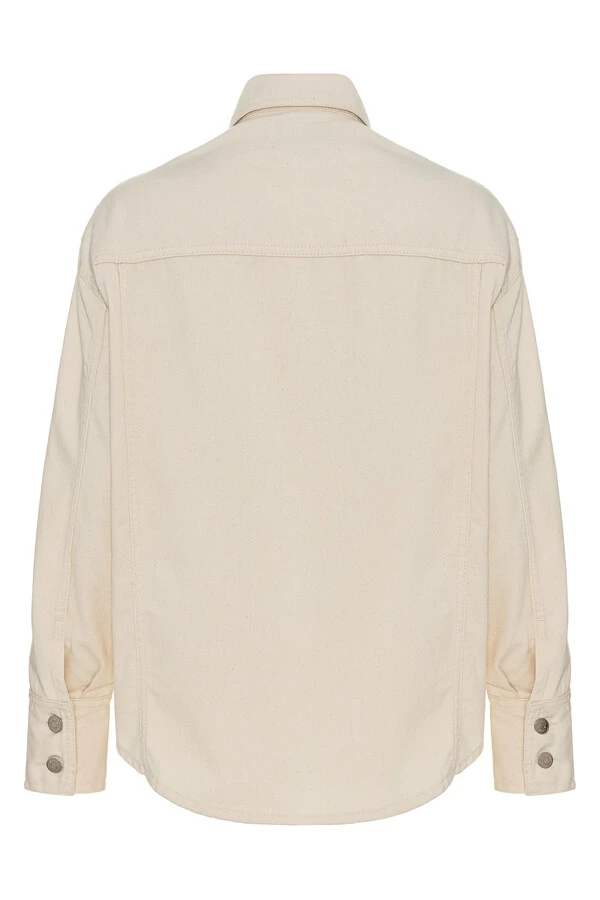 Camisa Jaqueta Natural Denim