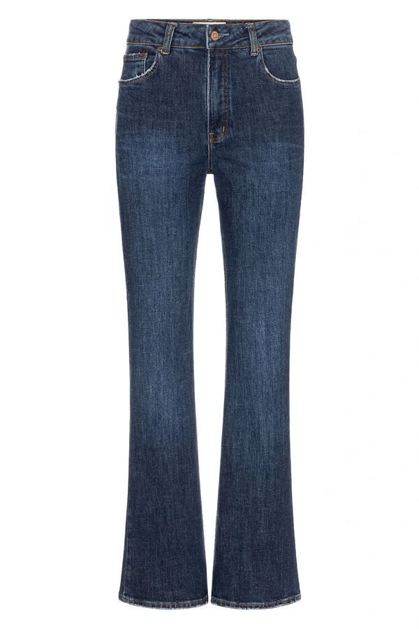 Calça Bootleg Jeans Escuro