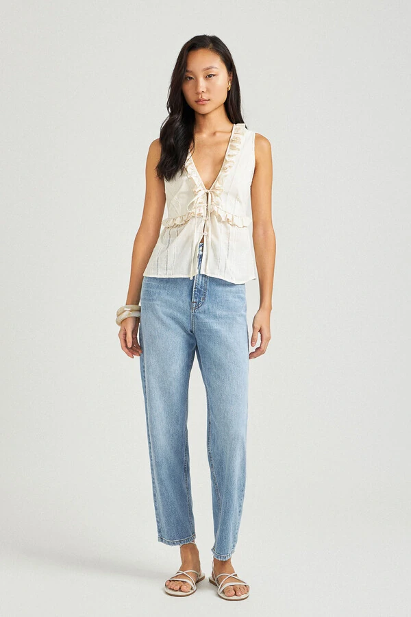 Calça Baggy Bia Jeans Vintage