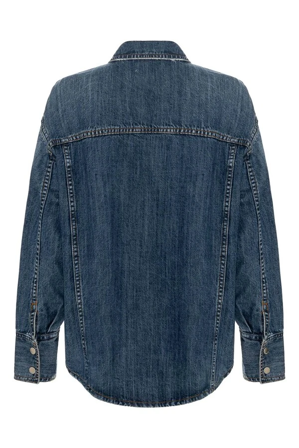 Camisa Jaqueta Soft Jeans Médio