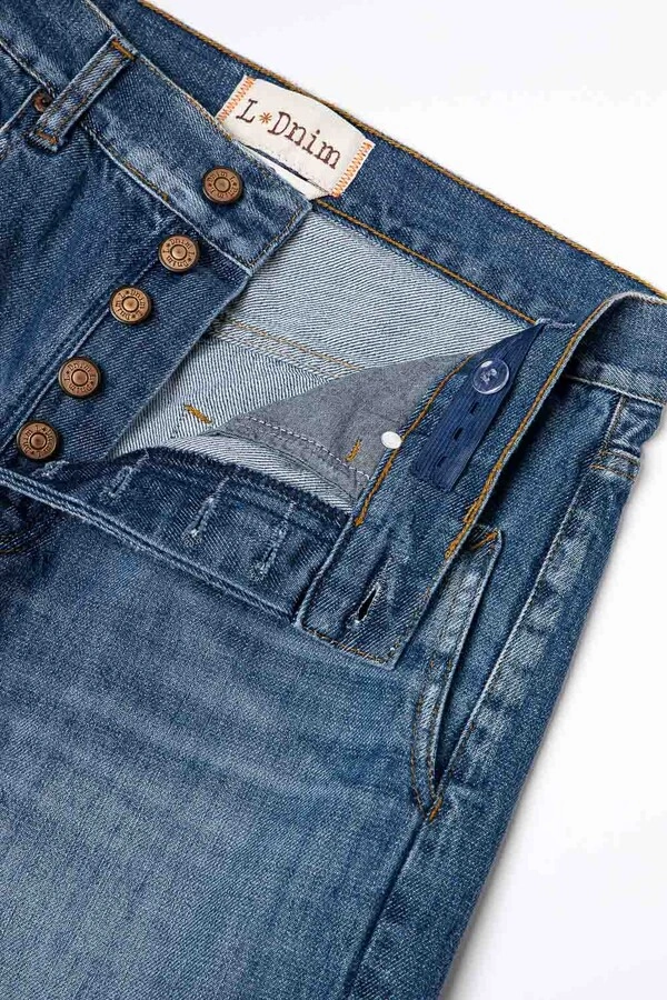 Calça Wide Leg Cropped Jeans Vintage