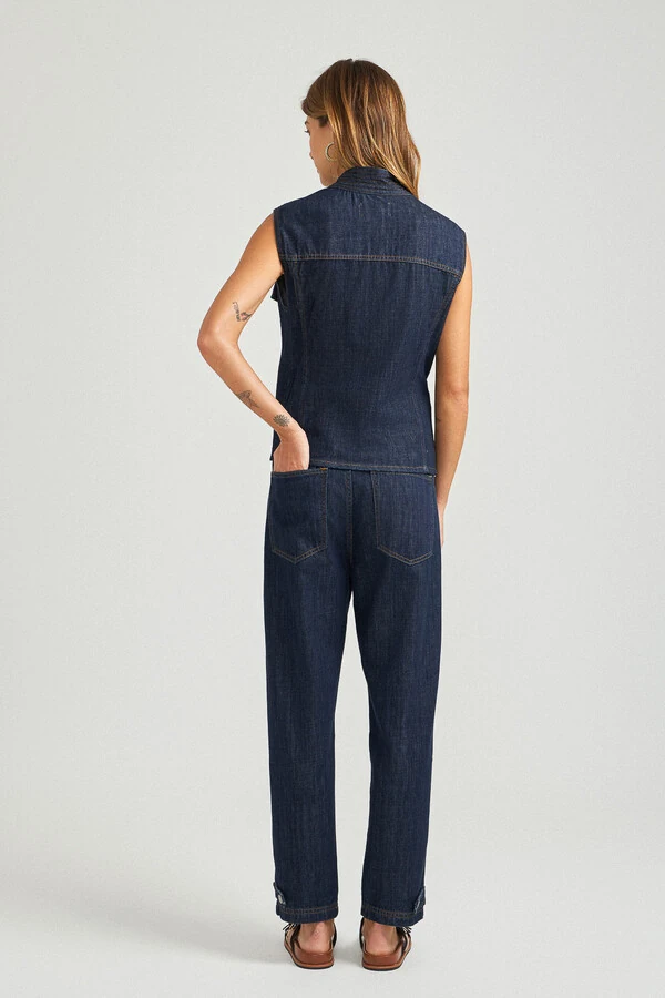 Calça Relaxed Raw Denim
