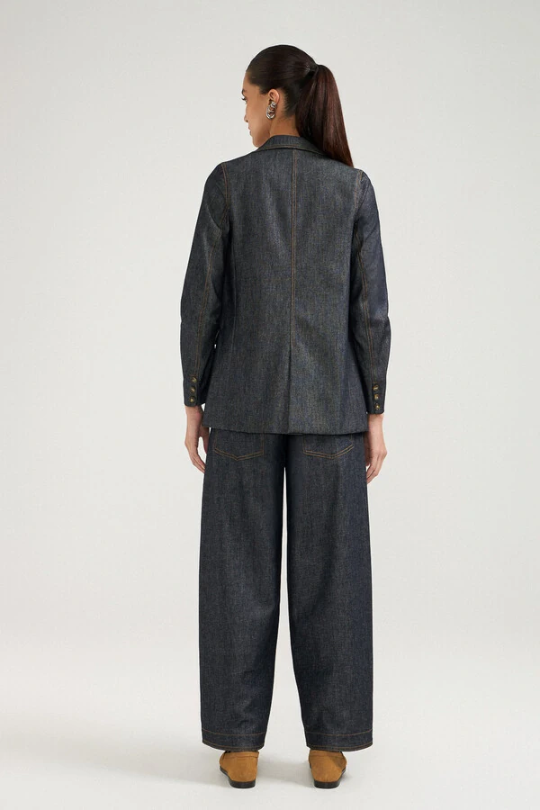 Paletó No Wash Denim