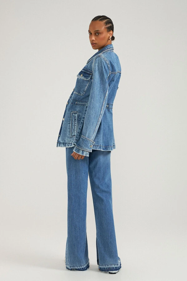 Kaban Nord Jeans Médio