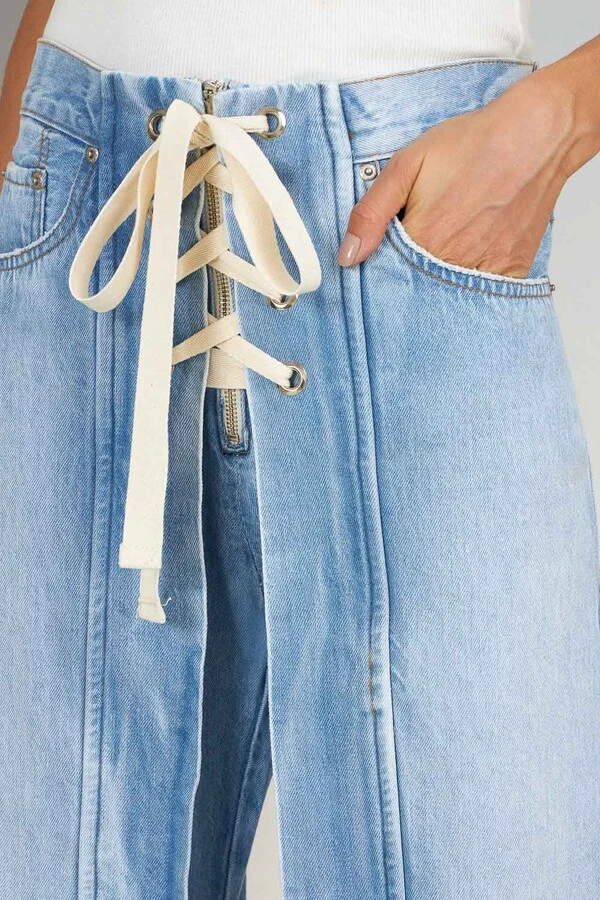 Calça Corset Jeans Vintage