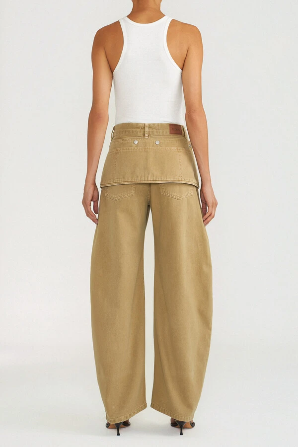 Calça Arc Layer Khaki Denim