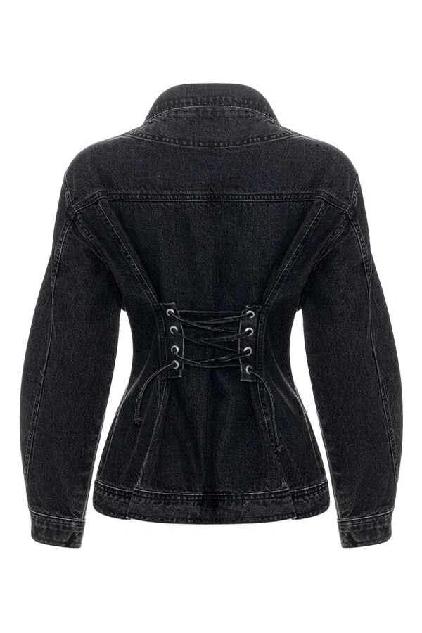 Jaqueta Laces Black Jeans