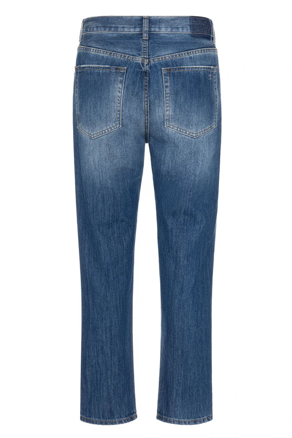 Calça Boyfriend Jeans Escuro