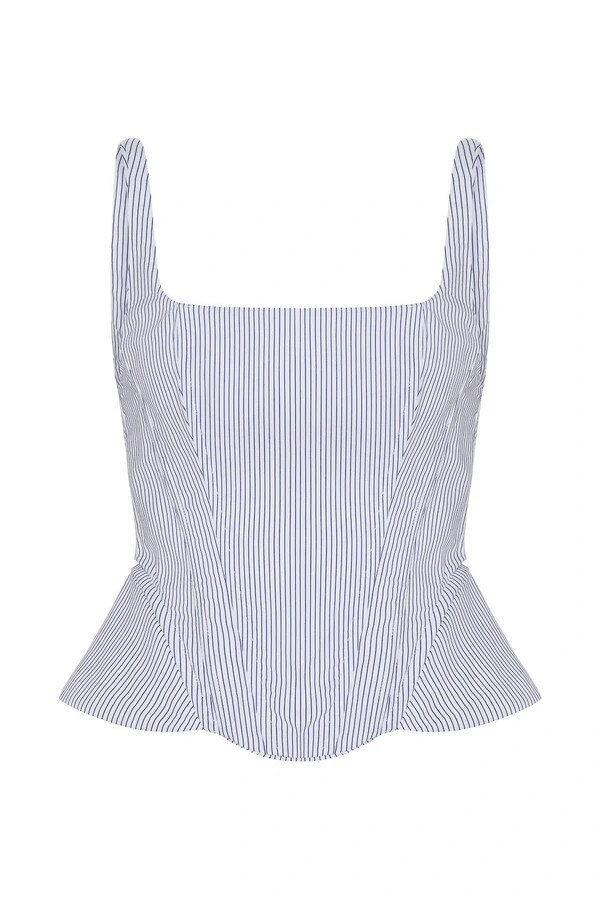 Corset Listrado Marinho
