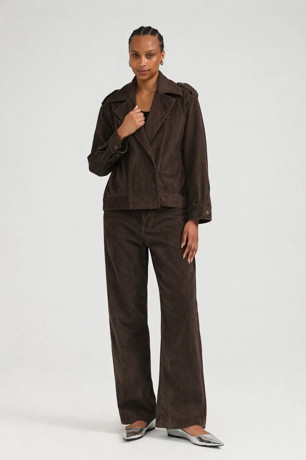 Jaqueta Button Corduroy