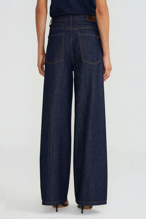 Calça Wide Shift Raw Denim