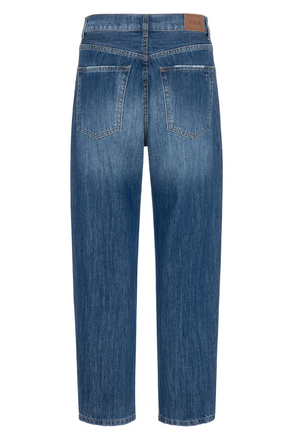 Calça Baggy Lea Jeans Medio