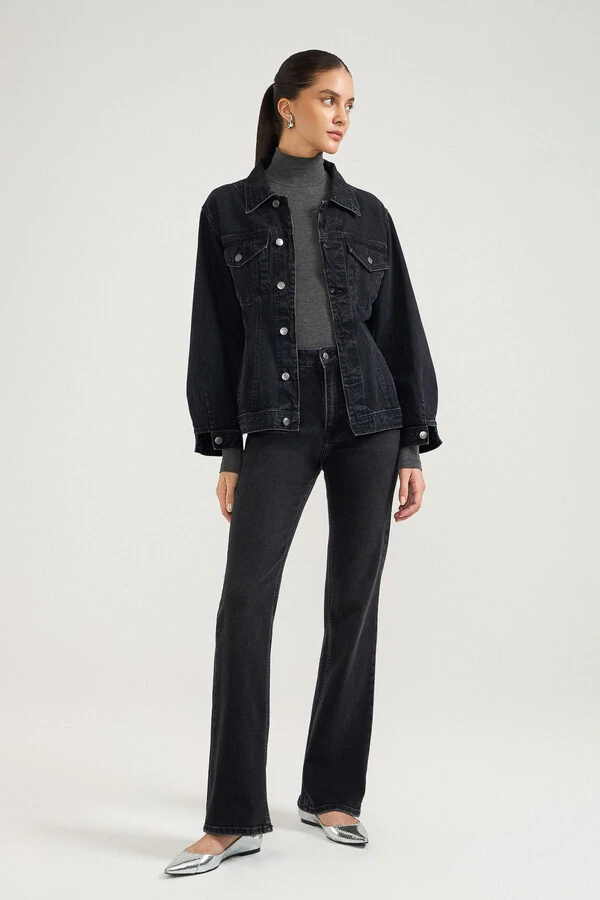 Calça Bootleg Black Jeans