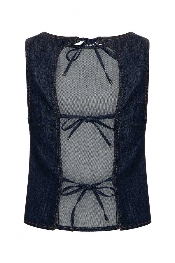 Top Nina Raw Denim