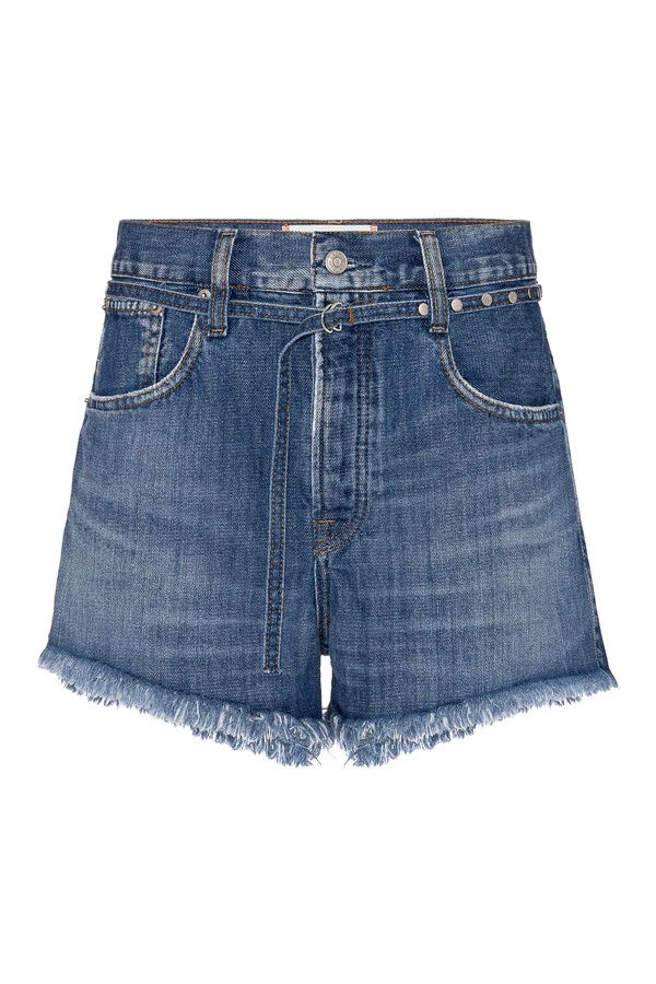 Short Loose Jeans Escuro