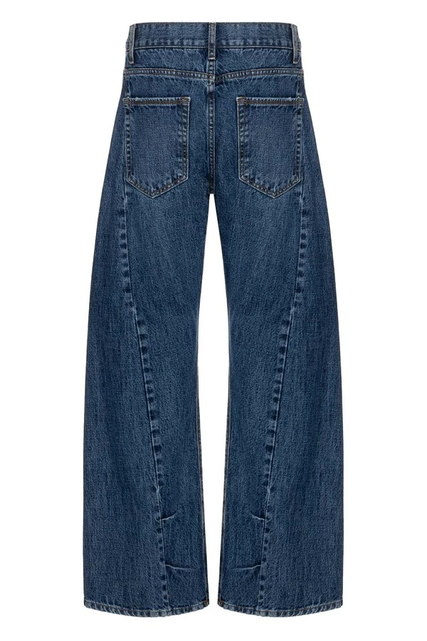 Calça Wide Curve Jeans Escuro