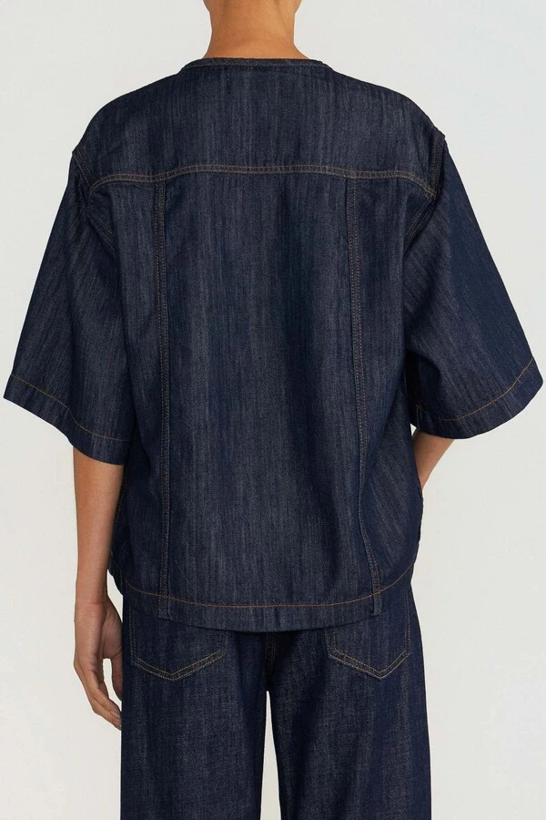 T-Shirt Oversized Raw Denim