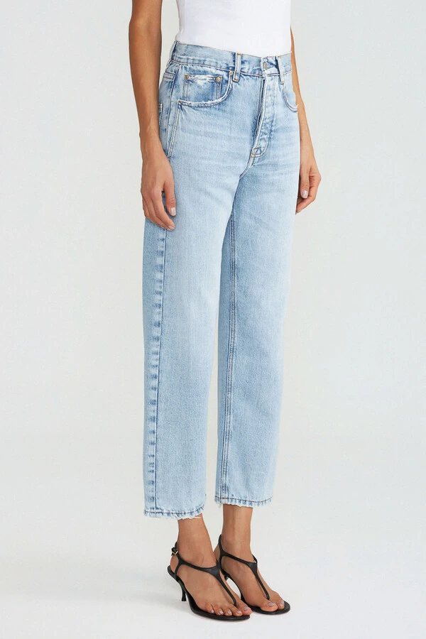 Calça Wide Leg Cropped Jeans Vintage