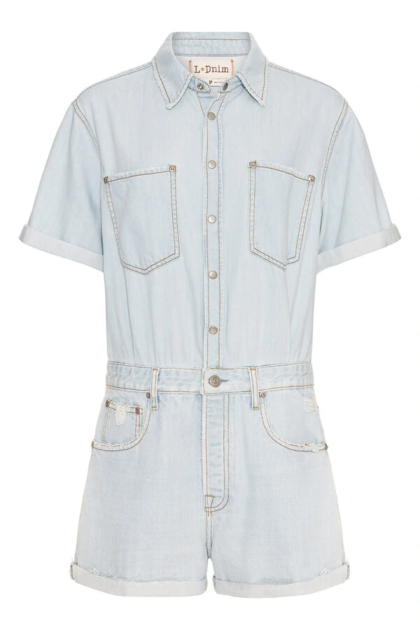 Macaquinho Wide Jeans Vintage