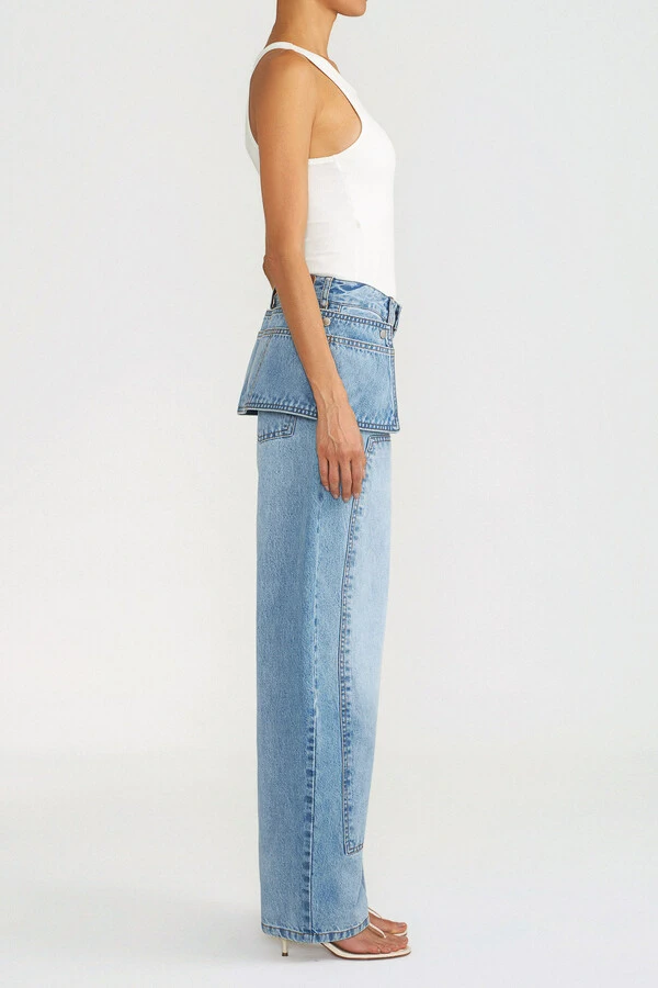 Calça Arc Layer Jeans Médio