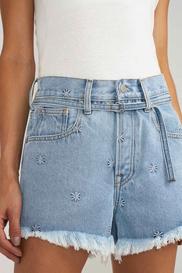 Shorts Loose Asterisco Jeans Vintage