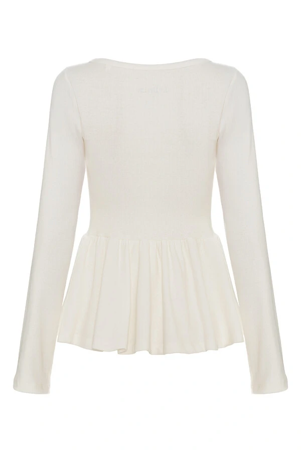 Blusa Peplum Catarina Off White