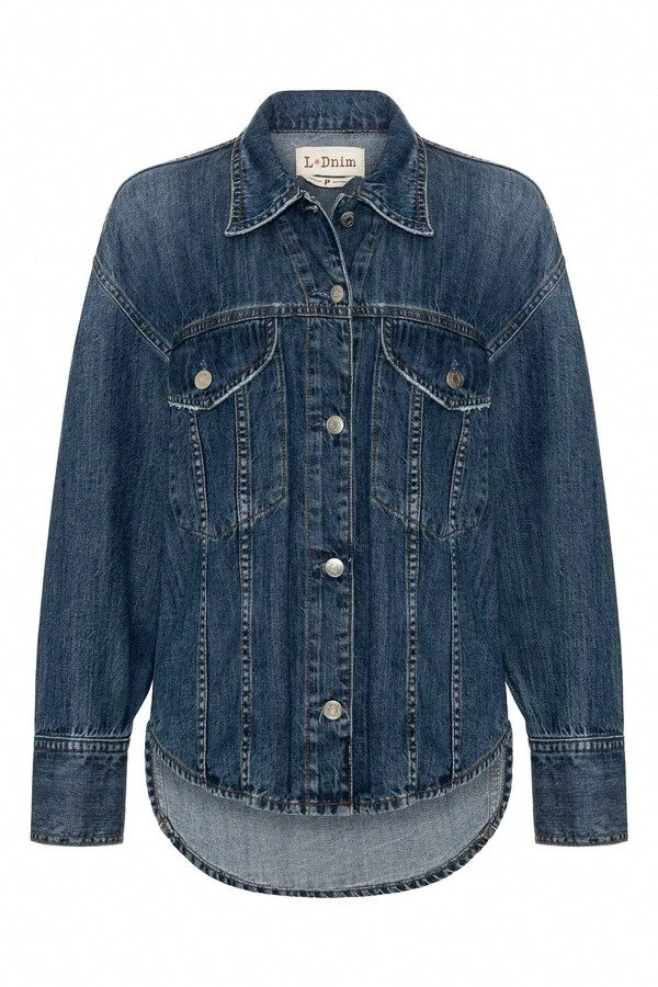Camisa Jaqueta Soft Jeans Médio