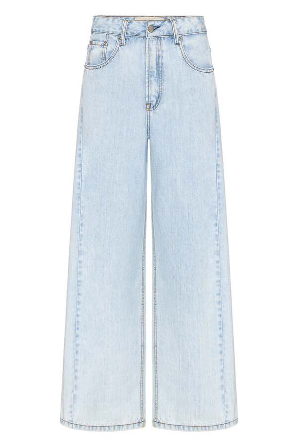 Calça Wide Shift Vintage Light