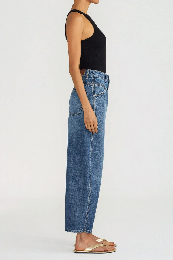 Calça Baggy Pala Jeans Médio