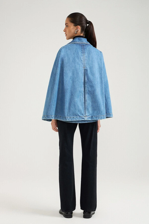 Pelerine Jeans Médio