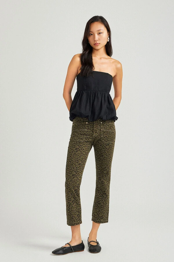 Calça Naomi Onça Green Denim