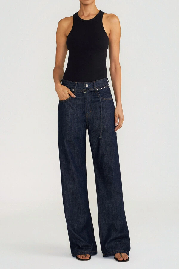 Calça Loose Raw Denim