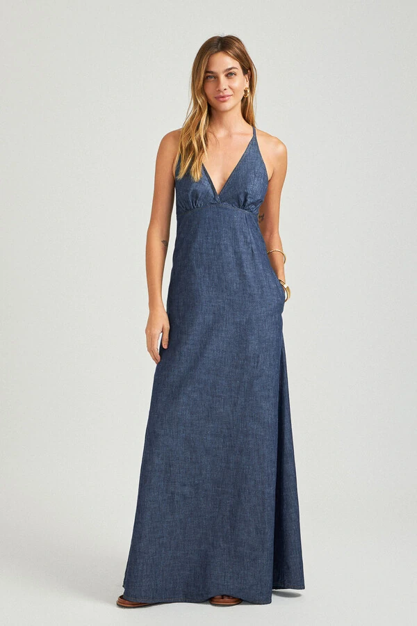 Vestido Hemp Denim Light