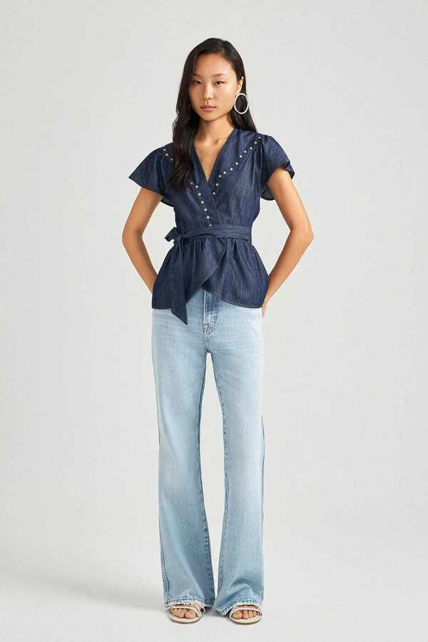 Blusa Jolie Raw Denim