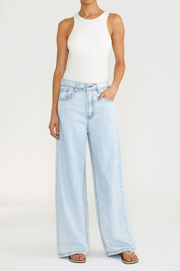 Calça Wide Shift Vintage Light