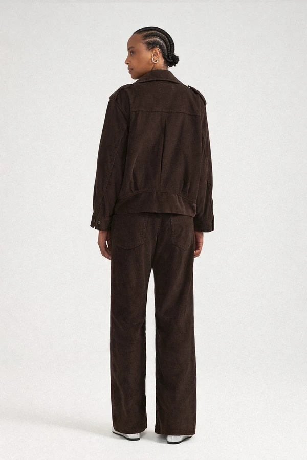 Jaqueta Button Corduroy